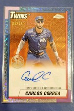 Carlos Correa Autographed Baseball Trading Cards for sale | eBay Carlos Correa Autographed Baseball Trading Cards for sale | eBay