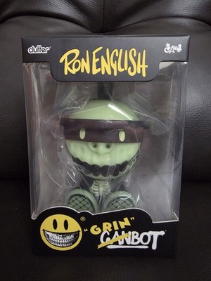 Grinbot GITD/ GID   Canbot 5oz   Ron English x Czee13 Limited Edition LE 100
