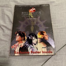 Final Fantasy VIII 8 BradyGames Official Strategy Guide w/ Poster 2000 PC RPG
