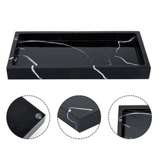 Marble Pattern Storage Tray Bathroom Toiletries Tray Sundries Organizing Tray