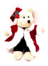 NWT Starbucks 36th Ed Bearista Bear Girl with Christmas Santa Coat/Hat 2004