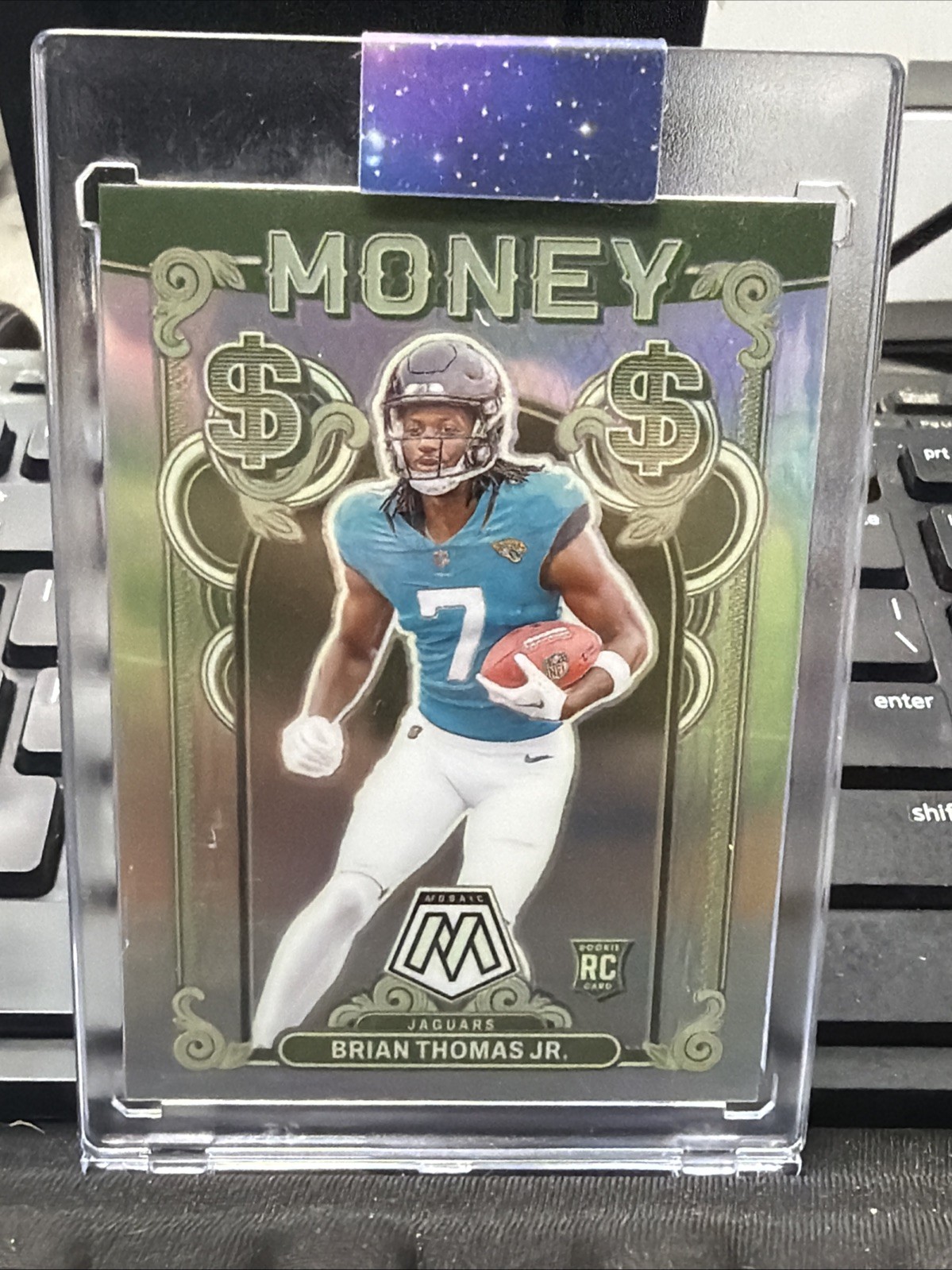 2024 Panini Mosaic - Brian Thomas Jr Money Prizm (RC) SSP Case Hit Jaguars