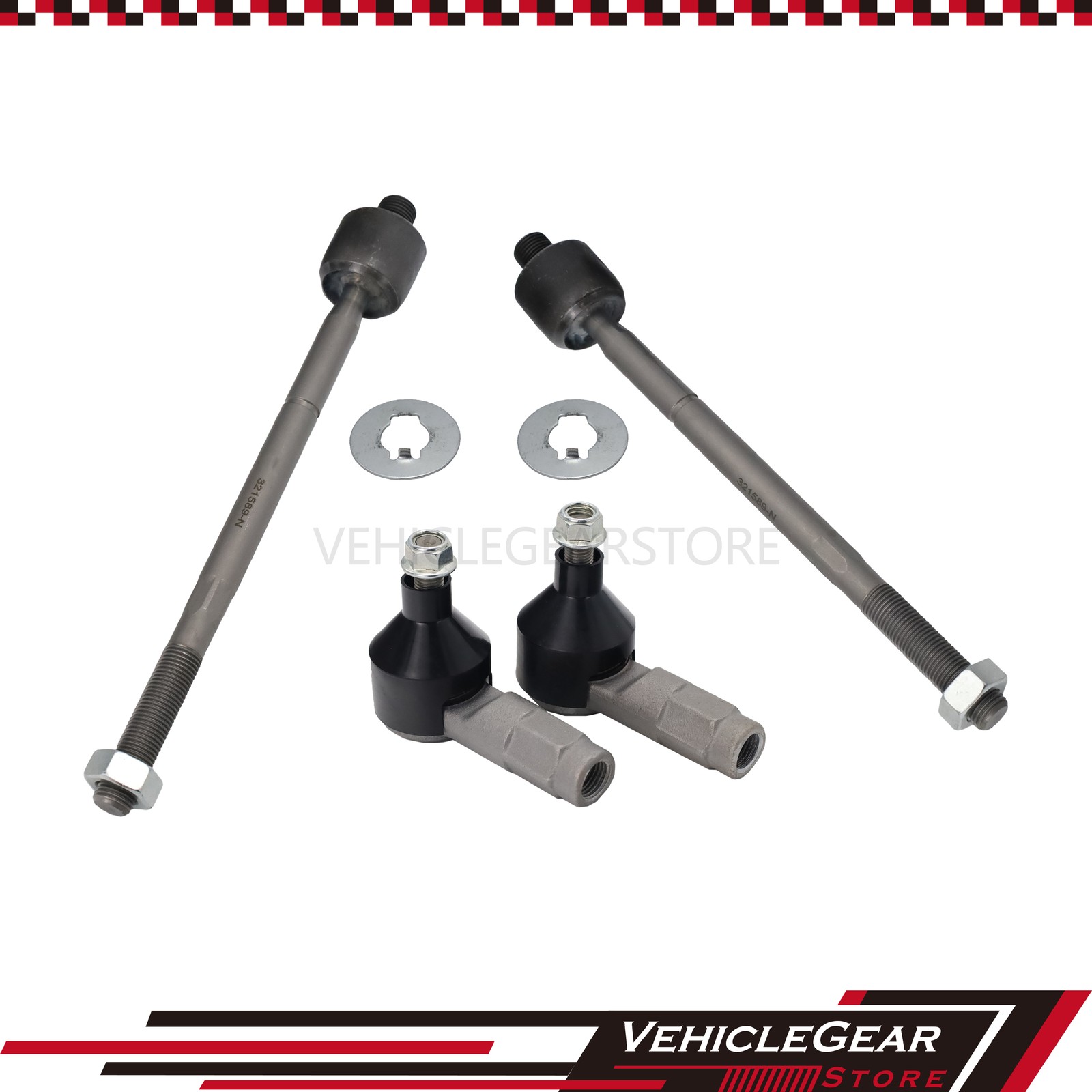 Maserati GranTurismo 2003-2012 Right Outer Inner tie rods Set