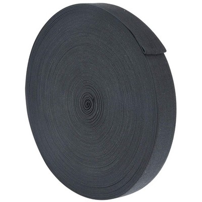 Black Sewing Knit Stretch Elastic Band Spool Clothing Craft 1 Inch x 20 Yards