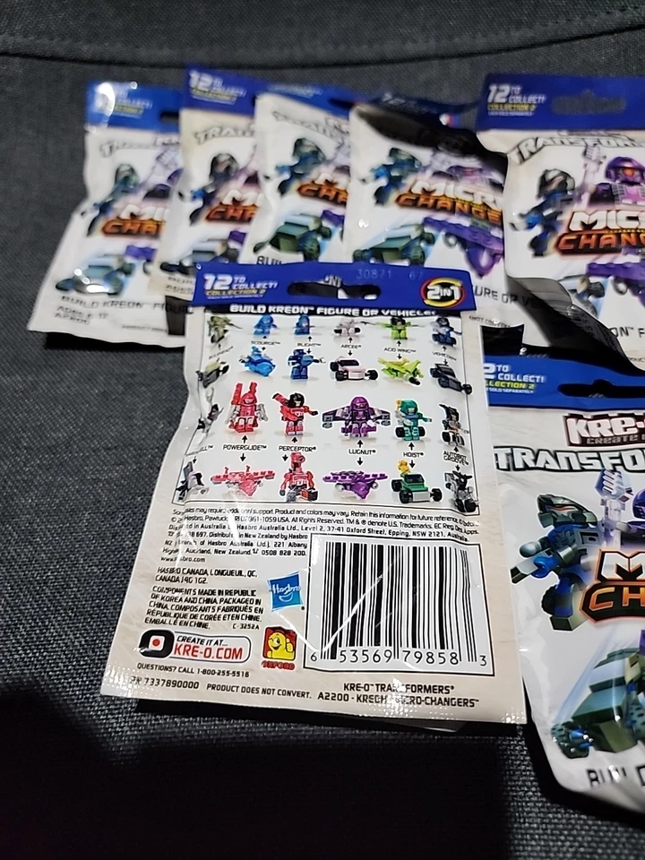 Kreo Transformers Micro Cambiadores Colección 2 Lote de 8 Foto 3 de 4