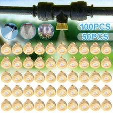 Brass Misting Nozzles for Greenhouse Landscaping Outdoor Cooling Mister System