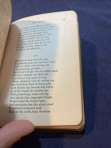 Antique 1885 Lady of the Lake by Sir Walter Scott Leather Bound - Picture 8 of 10