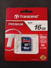 Transcend 16GB SDHC Class 10 Flash Memory Card TS16GSDHC10 