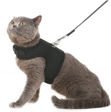 PUPTECK Soft Mesh Cat Vest Harness Escape Proof XL Cats Small Dogs Pet NEW (14C)