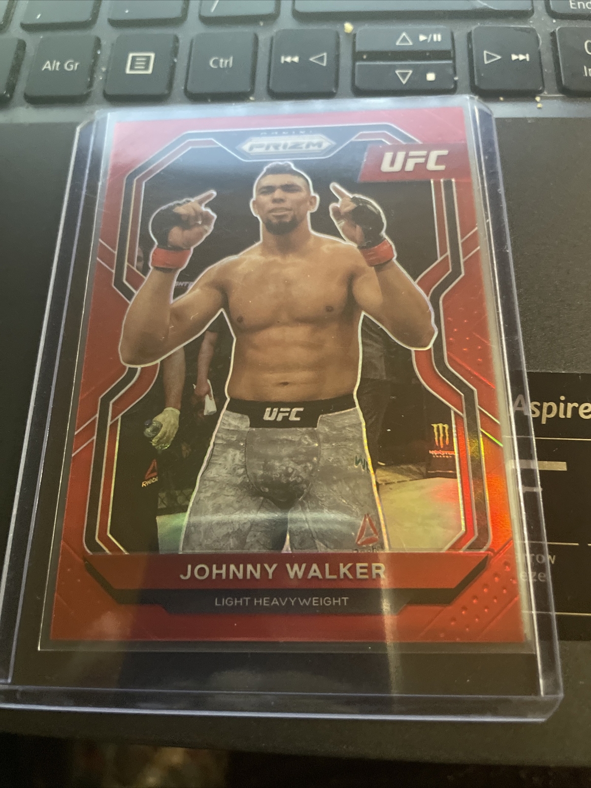 2021 Panini Prizm UFC Prizms Red #15 Johnny Walker /275