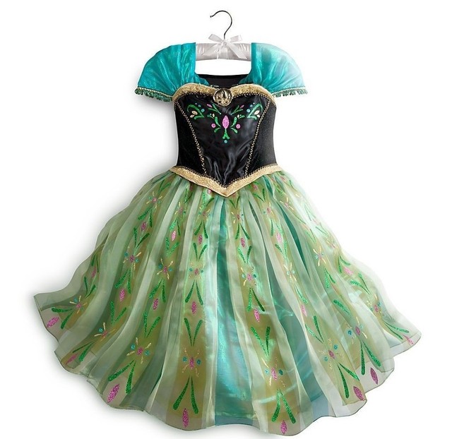 Disney Frozen Anna Coronación Disfraz Princess Elegante Tamaño 5/6 | Compra  online en eBay