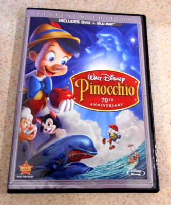 Pinocchio 70th Anniversary Platinum Edition (Blu-ray + DVD Disc