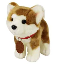 Carino peluche Akita Inu cane giapponese Masaru in piedi M dal Giappone