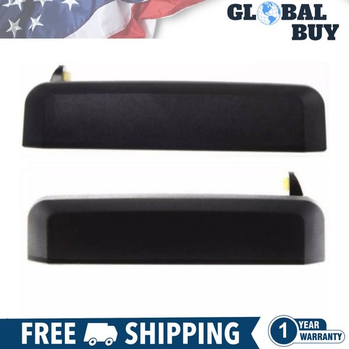 New FRONT DOOR HANDLE RH and LH Included, Outer, Black For 1982-97 Nissan Sentra