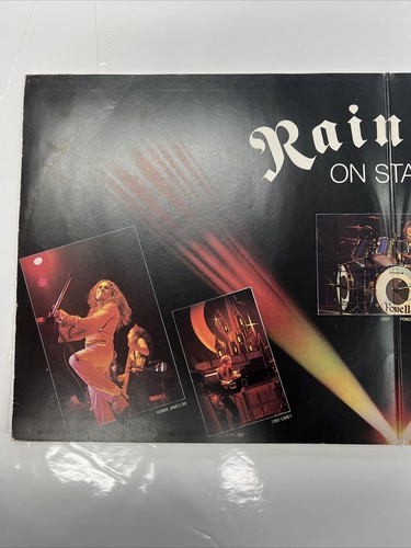 Rainbow On Stage Ritchie Blackmore Australia press 12'' vinyl 2 x Lp 1977 DIO - Picture 4 of 9