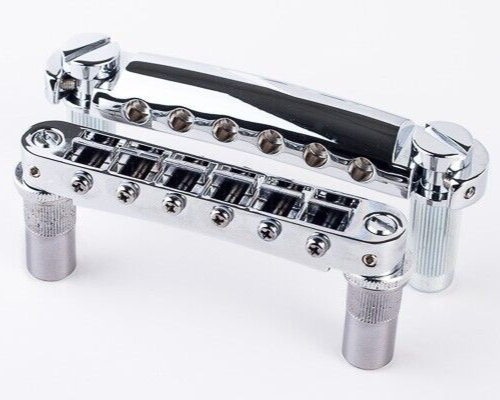 TonePros LPM02-C Metric Locking Bridge & Tailpiece, Chrome