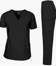 Dagacci Black 2 Piece Scrub Outfit Set Men/Womens Size S