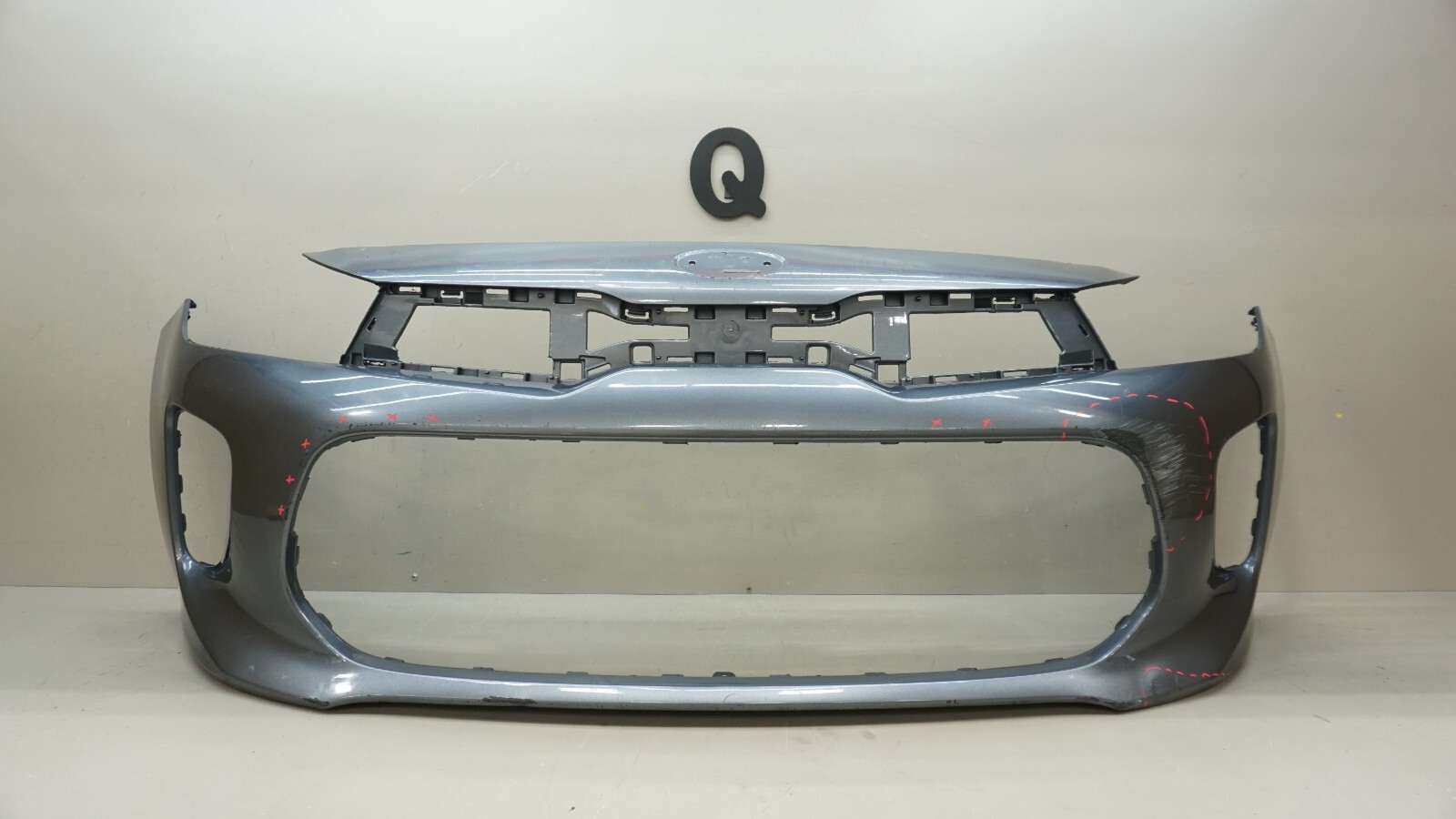 2018-2020 Kia Rio Front Bumper Cover | Aftermarket | Made in Taiwan
