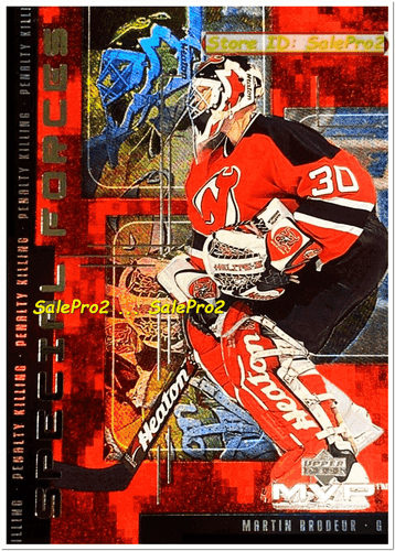 100++ MARTIN BRODEUR SINGLES INSERT ROOKIE JERSEY AUTO LIMITED LOT YOU PICK LIST - Picture 22 of 58
