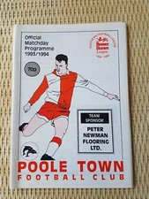 93/94 Poole Town vs Witney Town Programme