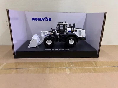 UH 1/50 Scale Komatsu WA475-10 Wheel Loader White UH8182 DieCast