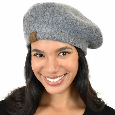 New Unisex Beanie Beret 100% Soft Acrylic 100% Soft Acrylic - White Dozen Packed Solid Color Beanie  main image 3