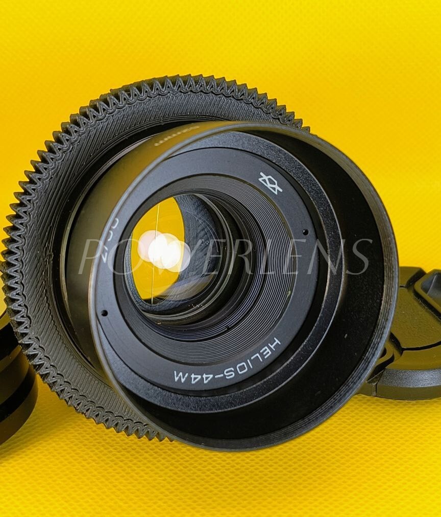 Helios 44M 58mm f2 KMZ Cine Mod M42 Lens Canon EF Anamorphic Style