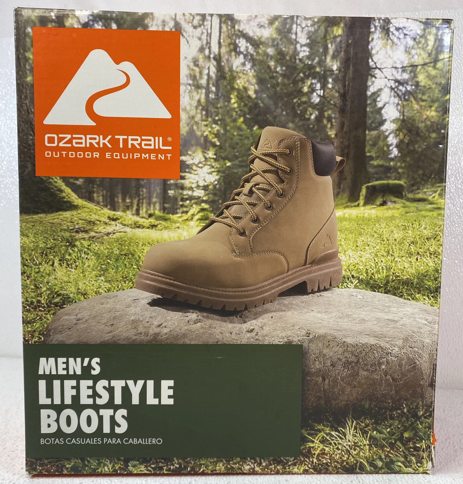 Ozark Trail Men's Hiking Hunting Boots Troy Wheat Size 9.5 New in Box 599577828