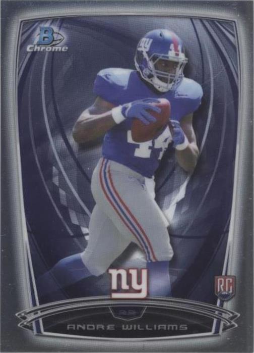 2014 Bowman Chrome Andre Williams #185 - 1 of 2