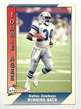 TOMMIE AGEE Dallas Cowboys, Chiefs, Seahawks 1991 Pacific Football Card #92