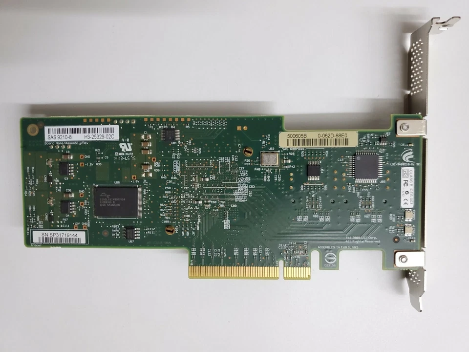 LSI 9210-8i = (9211-8i) +2PCS 8087 6Gbps SAS HBA FW: P20 IT Mode FreeNAS unRAID - Bild 3 von 3