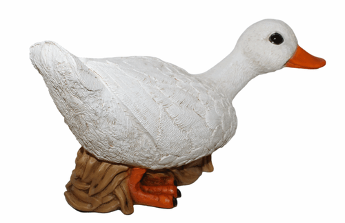 Decorative Figurine Goose Animal Figures White Gänsefiguren Collection Castagna - Picture 3 of 8