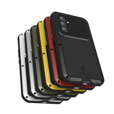 Love Mei Heavy Duty Cover For Samsung Galaxy A34 5G Case A54 5G Metal Phone  Case