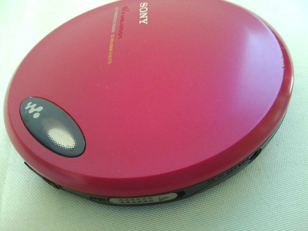 SONY D-EJ775 Portable CD player Walkman Pink Good | eBay