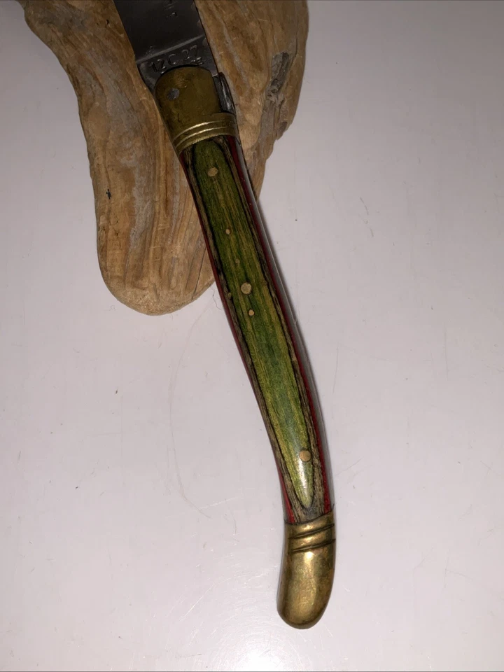 Impresionante Navaja de Bolsillo Auténtica Vintage Laguiole France 12C27 Foto 2 de 4