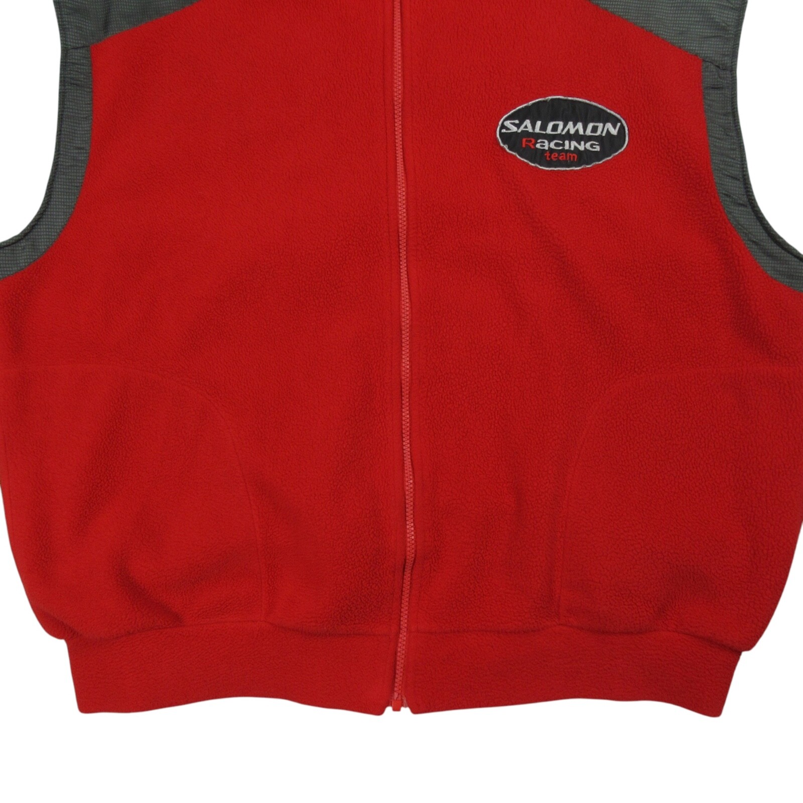 Gilet in pile vintage Inuit Salomon Racing squadra di sci taglia XL