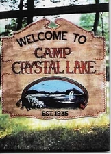 FRIDAY THE 13TH WELCOME TO CAMP CRYSTAL LAKE ATA-BOY MAGNET NEW