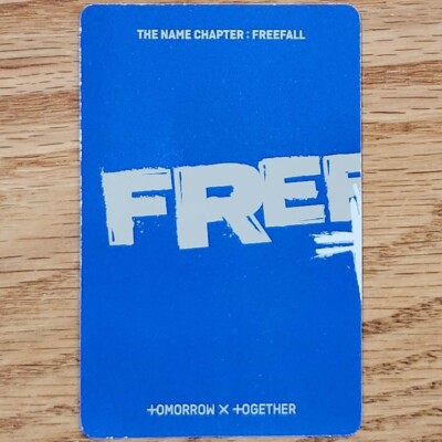 Hueningkai Official Photocard TXT The Name Chapter : Freefall