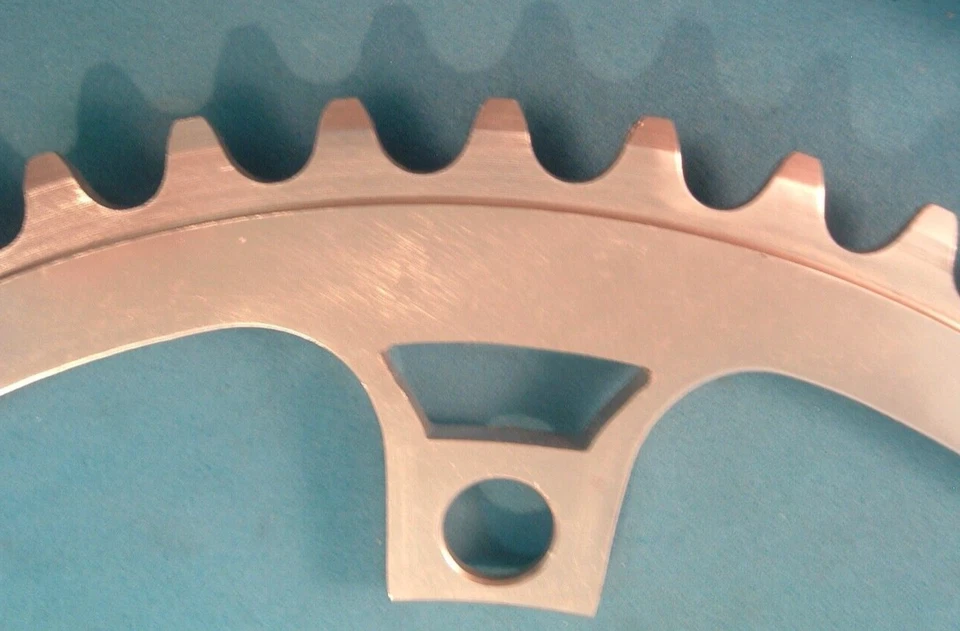 Plato de carretera Campagnolo Nuovo to Super Record 53Tx144BCD NUEVO/NOS -5 a 9 velocidades- Foto 4 de 4