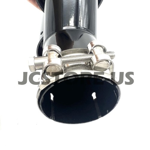 2X Fits BMW 63MM In 101MM Out Twin End Tips Tail Pipe Carbon Fiber - Bild 6 von 9