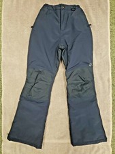 Lands End Kids Youth Slim Squall Snow Ski Pants Grow-a-Longs Navy Size 12S