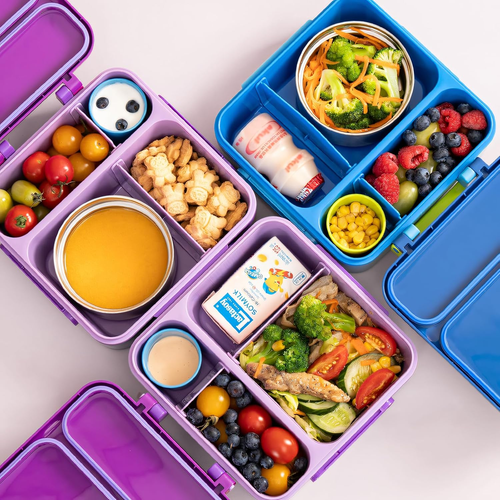 Bento Box Kids & Adults, Insulated Leak-Proof Lunch Box with Insulated Food Jar - Picture 7 of 12