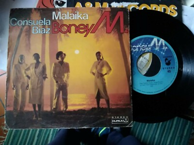 7'' BONEY M CONSUELA BIAZ MALAIKA GERMANY PRESS SEHR GUTER ZUSTAND + COVER ITALY EX