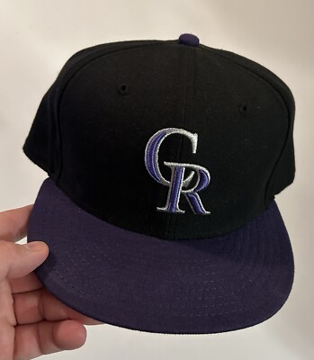New Era MLB Colorado Rockies Fitted Hat Size 8 Cap 