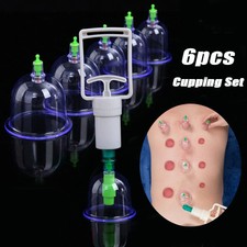 Vacuum Cupping Set Suction Cups Jar Acupunture Massage Cupper Slimming