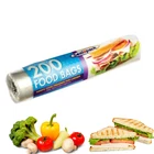 Food Bags Roll Sandwich vegetable meat Food Bags Clear Plastic Bags pack of 200