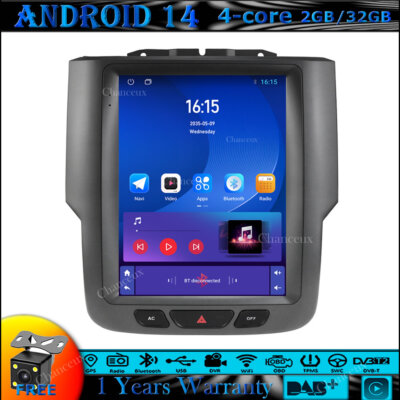 9.7''Android14 Autoradio Carplay DAB GPS SATNavi DAB For Dodge RAM 1500 2500 3500
