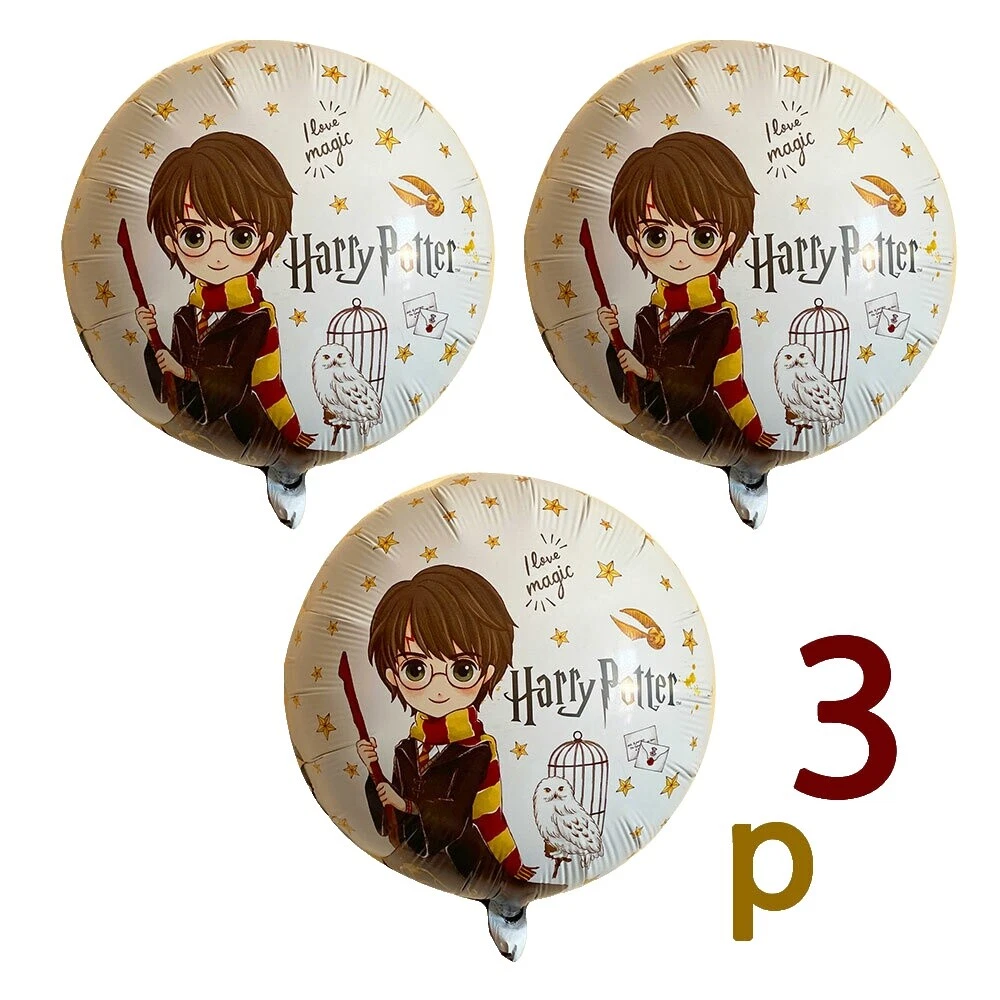 Globos de papel aluminio fiesta de Harry Potter