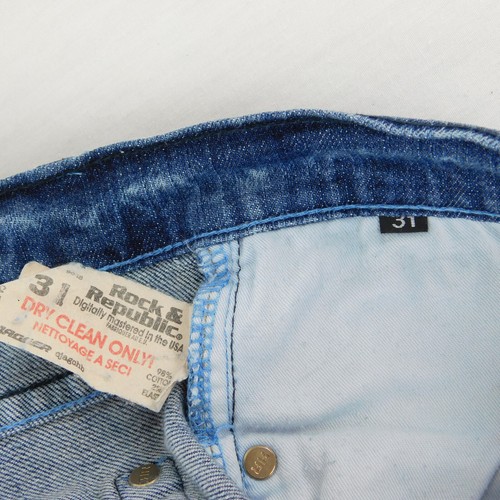 Rock & Republic Women's Jeans Size 31 Wide bottoms - Picture 7 of 12