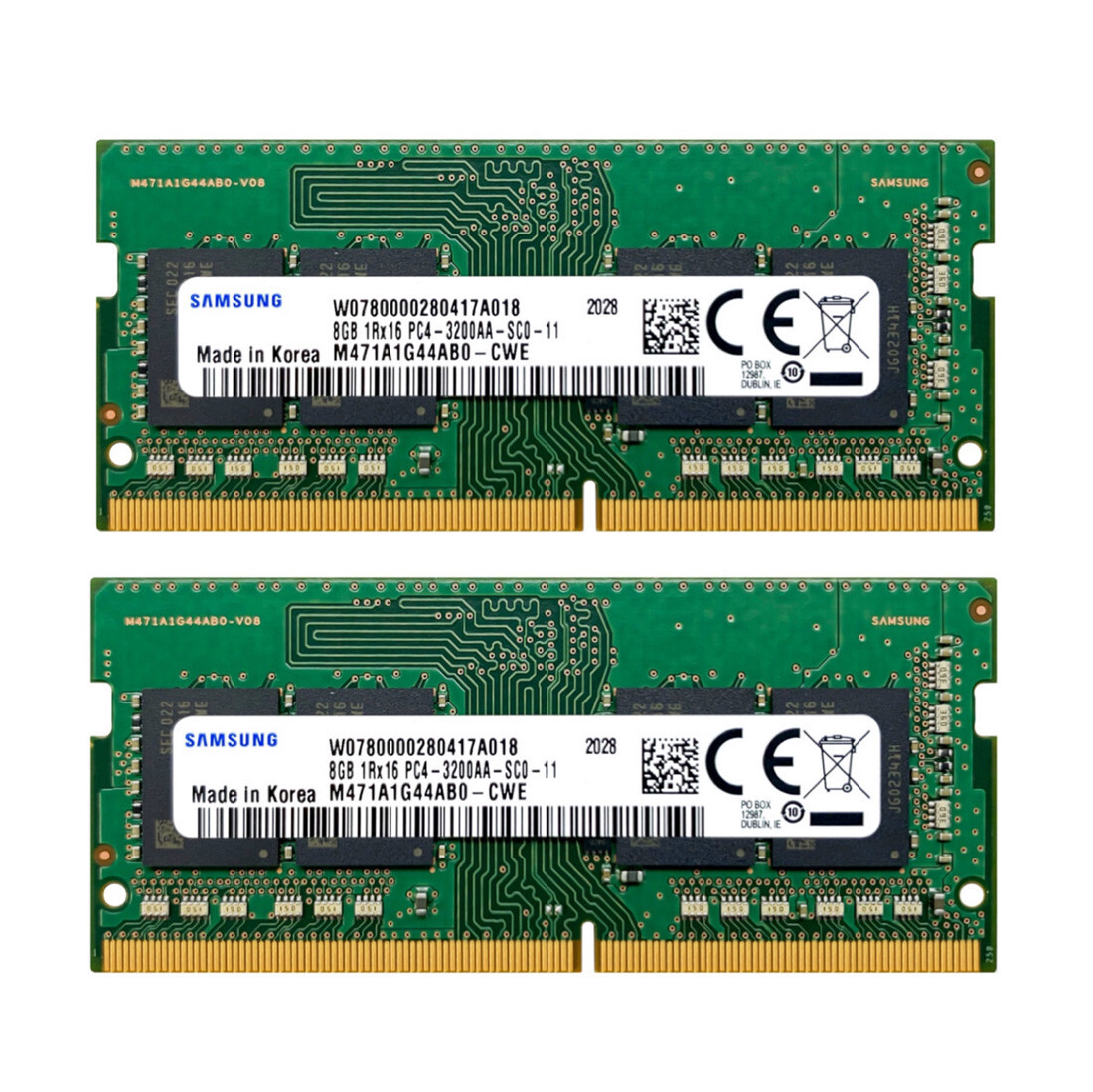16GB DDR4 3200 (8GB×2) M471A1G44AB0-CWE A-Tech 8GB RAM Replacement for Samsung M471A1G44AB0-CWE